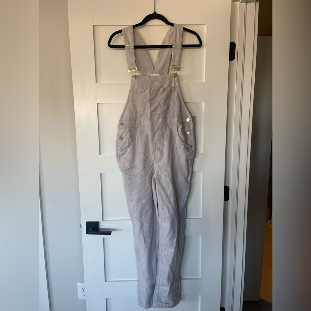 WeWoreWhat linen overalls